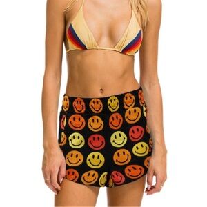 Aviator Nation Smiley Repeat Shorts